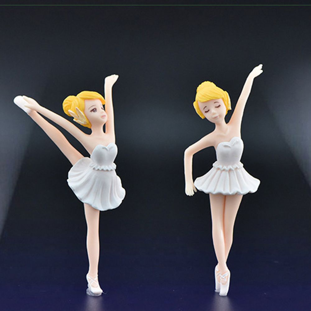 YIYU Cô gái múa ba lê dễ thương trang trí búp bê thu nhỏ
