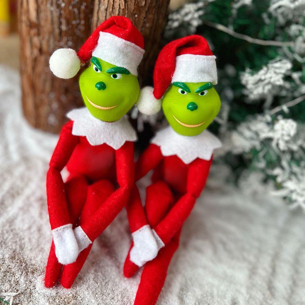 WAPKTY Búp Bê Nhồi Bông Hình Yêu Tinh grinch Đáng Yêu
