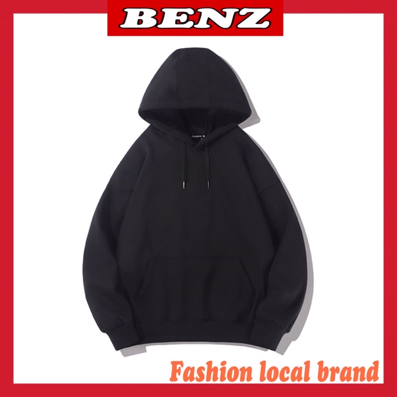 Áo hoodie nam nữ trơn có mũ from rộng uniisex chất nỉ ngoại giày dặn cao cấp phong cách Hàn Quốc BZ 009