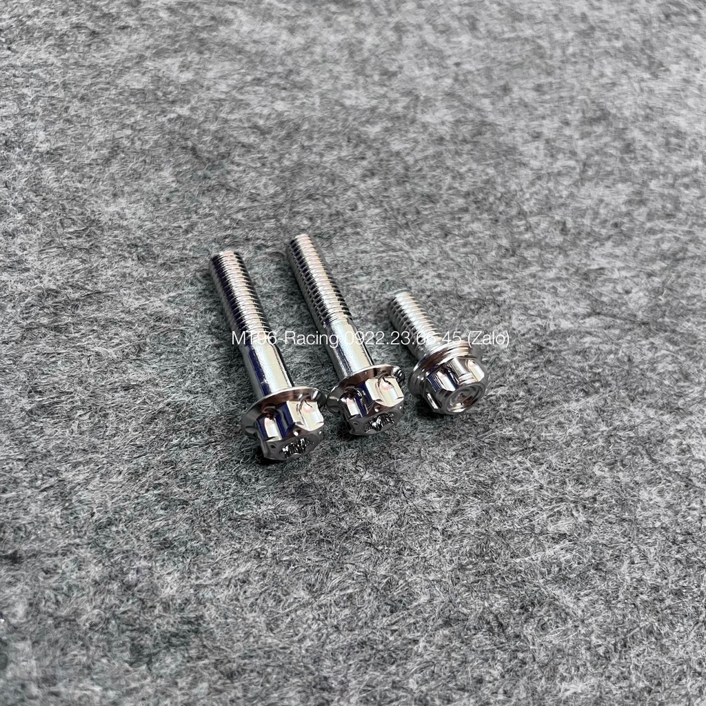 Bộ Ốc Nhớt Láp Salaya Cho Xe Tay Ga Honda Vario Airblade SH Click Chuẩn Inox304 Siêu Bóng