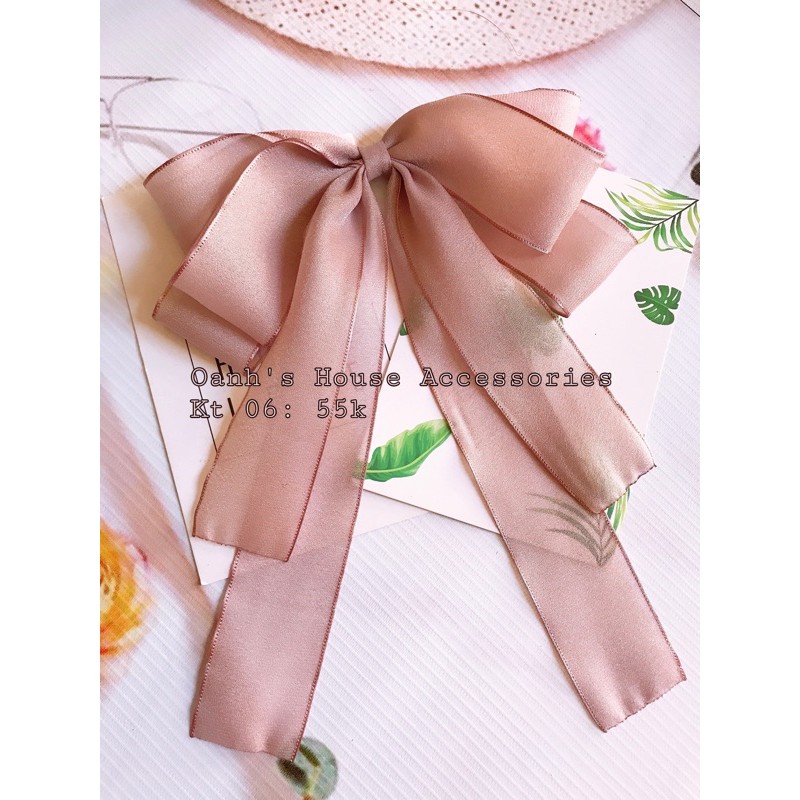 Kẹp nơ voan cao cấp