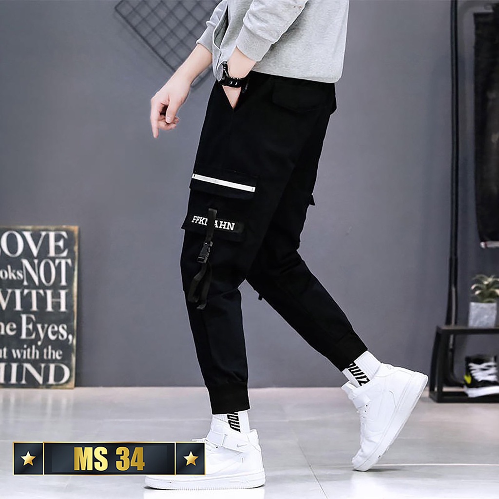 = 8 mẫu Quần jogger nam bo chân túi hộp chất kaki cao cấp co dãn 4 chiều, quần baggy thể thao nam, mẫu mới 2022