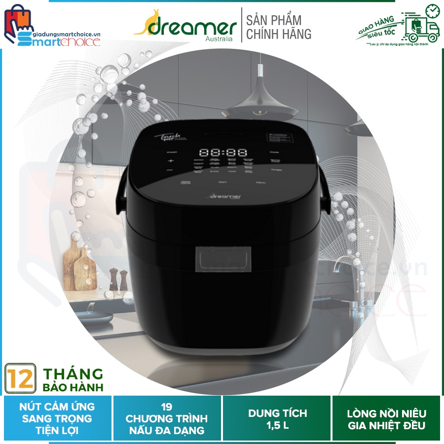 Nồi cơm điện cao tần Dreamer DR-IH15B - Thương hiệu Úc