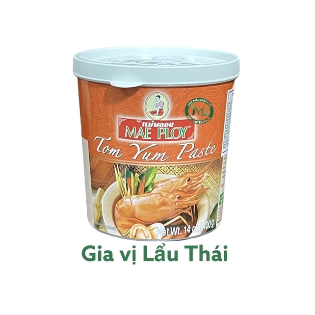 Bán sỉ Gia vị lẩu thái Tom Yum Mae Ploy 400g nhập khẩu Thái Lan