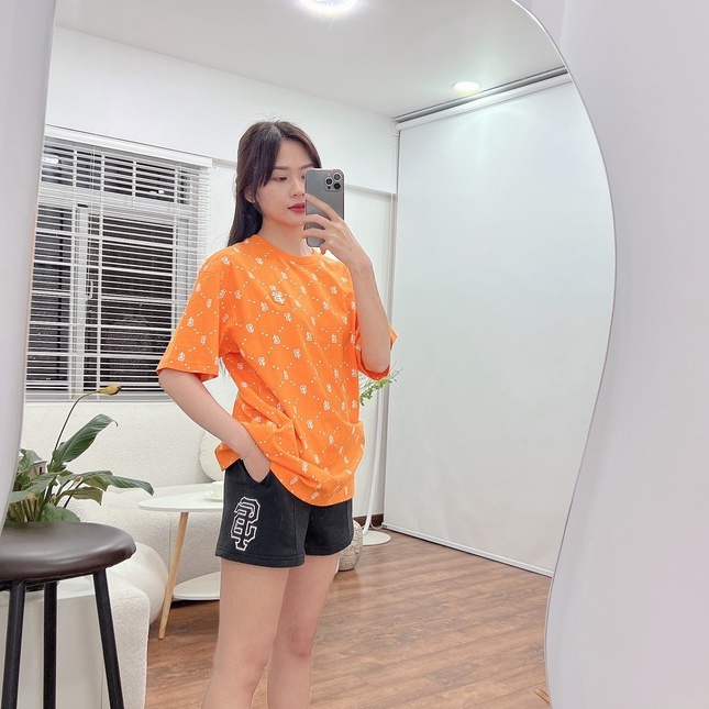 Áo Thun MLB NY Monogram Diamond Tee VNXK - ÁO PHÔNG HÀNG XUẤT DƯ NY015