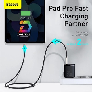 Củ Sạc Nhanh Baseus 30W Compact Quick Charger ( USB Dual Port + Type C, 30w PD / QC3.0 Multi Quick Charge Support )