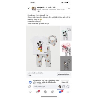 Bộ mickey 3 chi tiết
