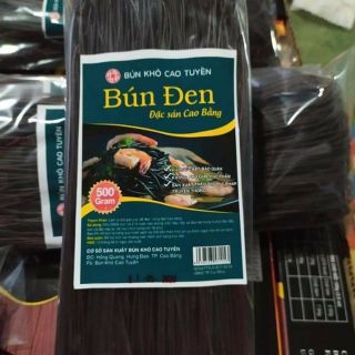 Bún đen, bún ngũ sắc - đặc sản Cao bằng