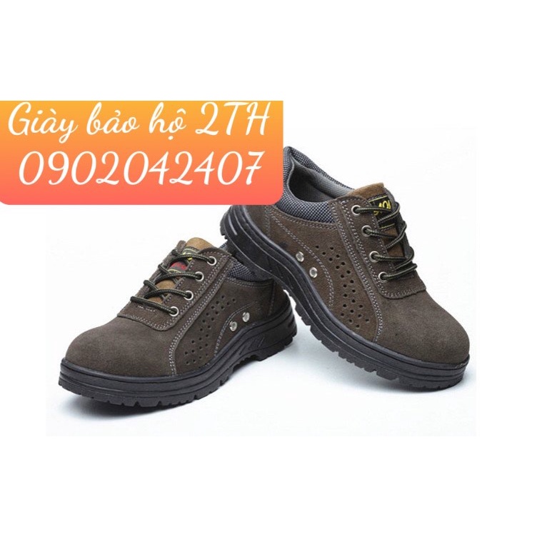[ SIÊU PHẨM] Giày Bảo Hộ Lao Động 2TH Kiểu Thể Thao Chống Đinh, Chống Trơn Trượt-078 | BigBuy360 - bigbuy360.vn