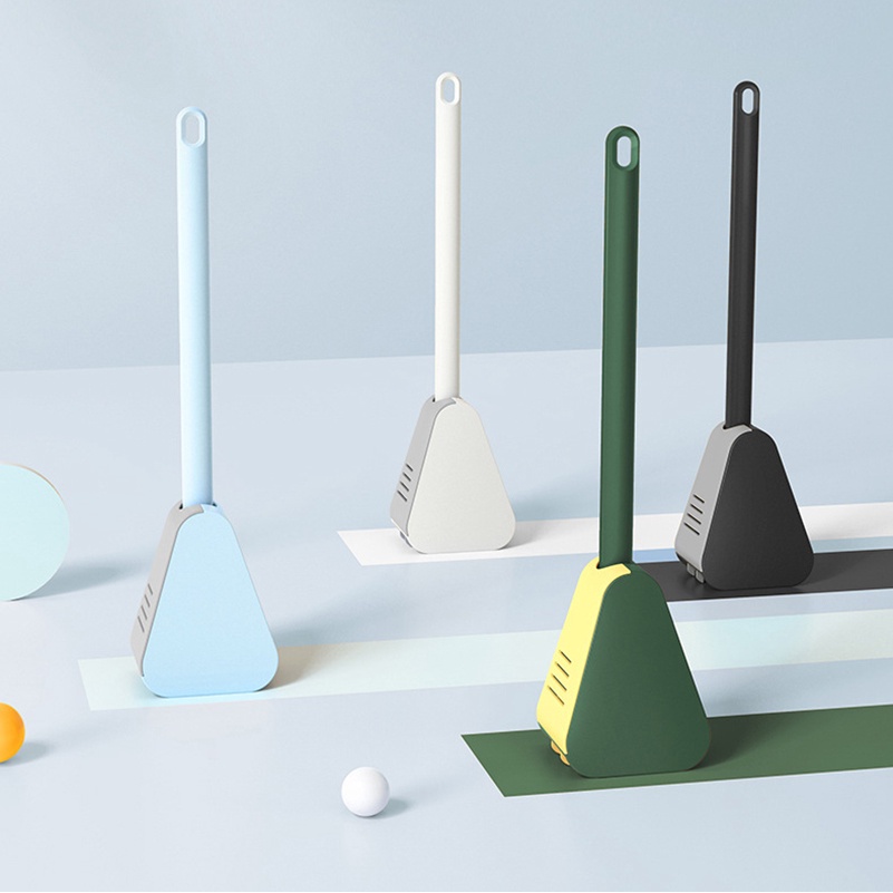 Long Handle Golf Shape Toilet Silicone Cleaning Brush/Toilet Brushes With Holder/Bathroom Toilet Bendable Cleaning Brush