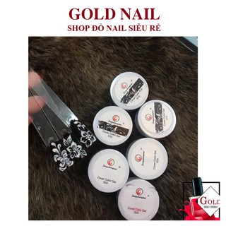 Gel vẽ nail , gel vẽ nổi trắng đen siêu đặc fengshangmei