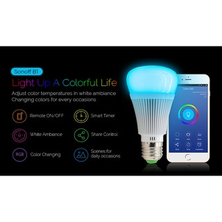 Bóng Đèn Led Đổi Màu Thông Minh Sonoff B1