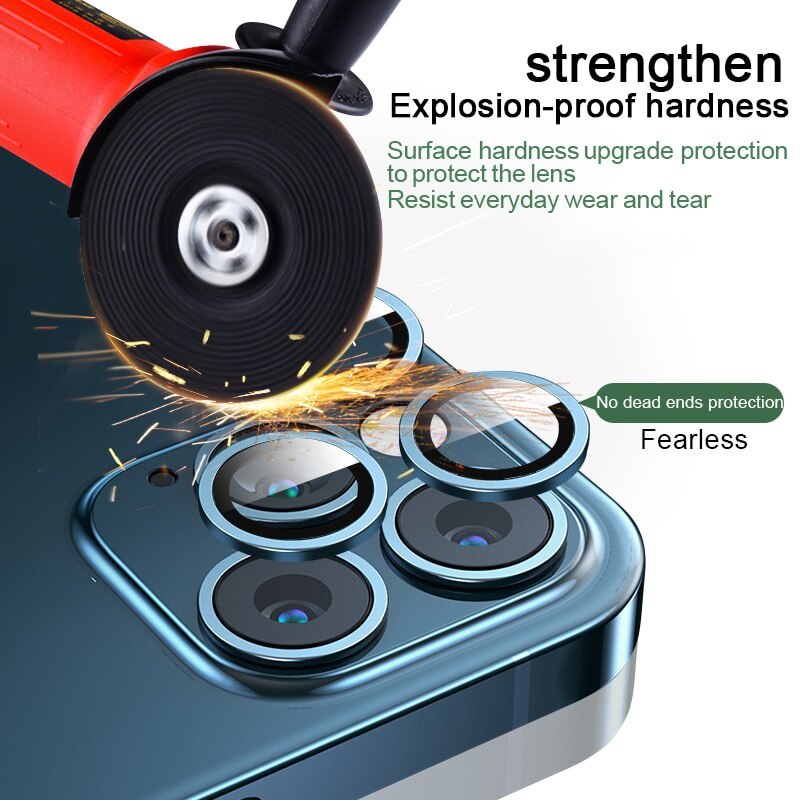 Miếng dán bảo vệ camera chống xước cho iPhone 11 12 13 14 15 Pro Max