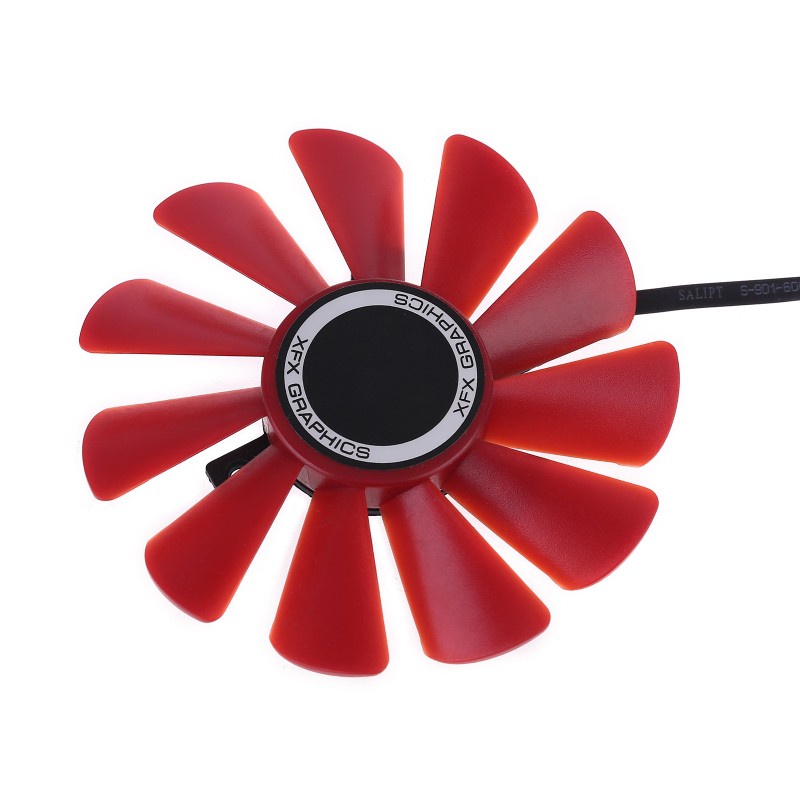 Bộ 2 Quạt Tản Nhiệt 85mm Rx-570-Rs Rx-580-Rs Fd10U12S9-C Cho Xfx Rx470 Rx570 Rs580 Rs