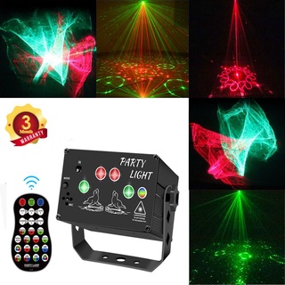  Đèn Led laser hiệu ứng 3D kết hợp nhiều họa tiết ánh sáng Laze - Dùng cho sân khấu phòng karaoke phòng ngủ,... 