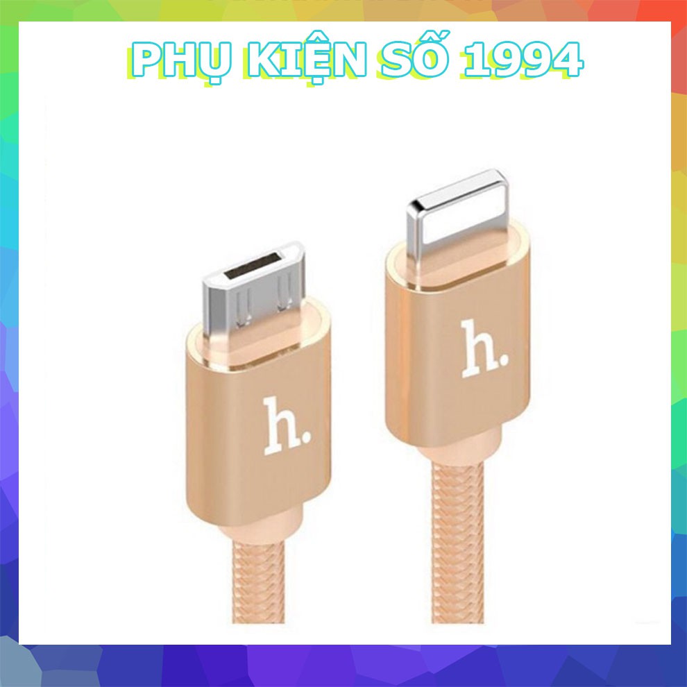 Cáp HoCo - X2 - 2 đầu Micro - Lightning