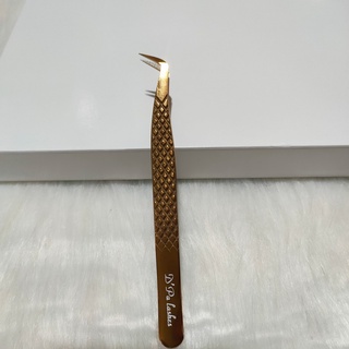 Nhíp Volume D'Palash cao cấp, Mũi nhám ( chuyên dùng để tạo fan, nối mi volume, tách mi )