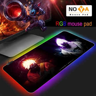 Miếng lót chuột cao su chống trượt có đèn led rgb dành cho game thủ