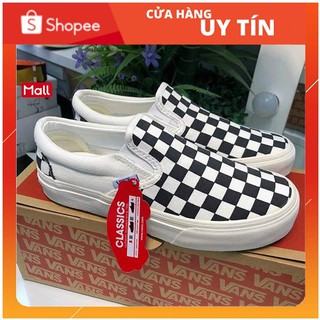 Giày thể thao VANS vault caro (Checkerboard Slip On) bản Trung [ full box bill] nam/nữ