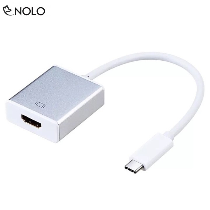 Cáp Chuyển Tín Hiệu USB Type C 3.1 Ra HDMI 1.4 Hỗ Trợ Ultra HD 3840*2600 60Hz Plug And Play Tương Thích Windows Mac OS