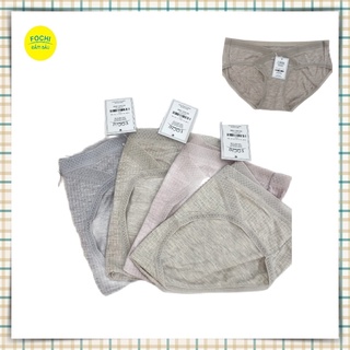 [MUA 1 TẶNG 1]Quần lót bầu mí ren cạp chéo 100% cotton cao cấp khánh khuẩn QLA005