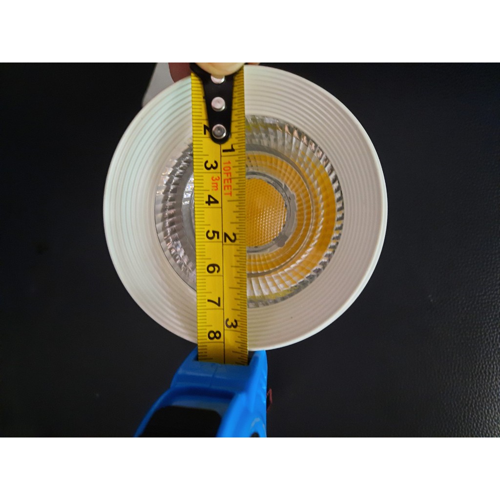 Đèn led pha ray vỏ trắng ống bơ 20w