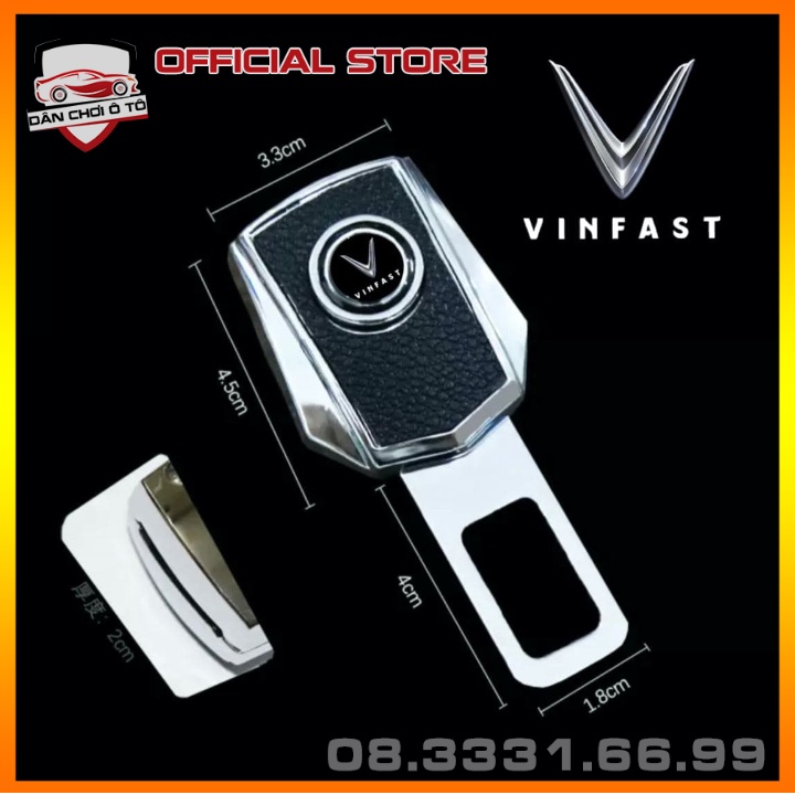 Chốt cài dây an toàn loại Cao cấp bọc da phiên bản cải tiến