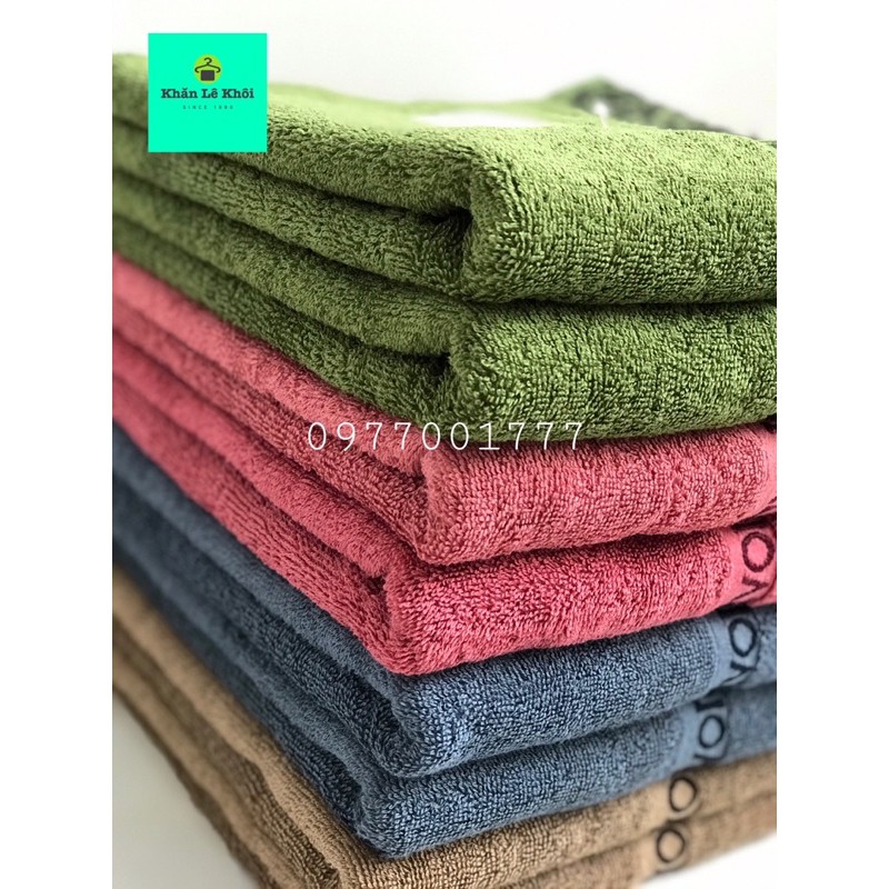 Khăn tắm Songwol 100% cotton chính hãng hoạ tiết Hoa Mai - SH CRYSTAL