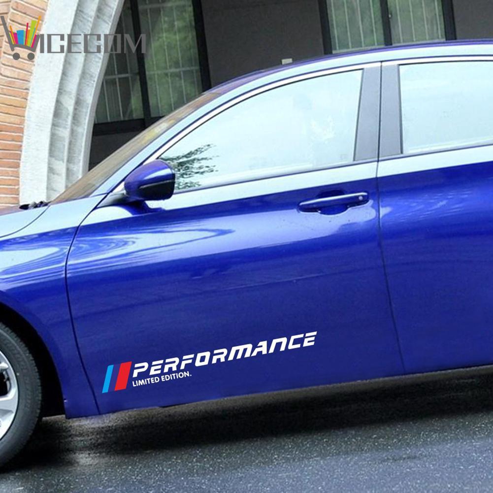 Set 2 sticker chữ Performance đẹp mắt dùng dán trang trí xe hơi | BigBuy360 - bigbuy360.vn