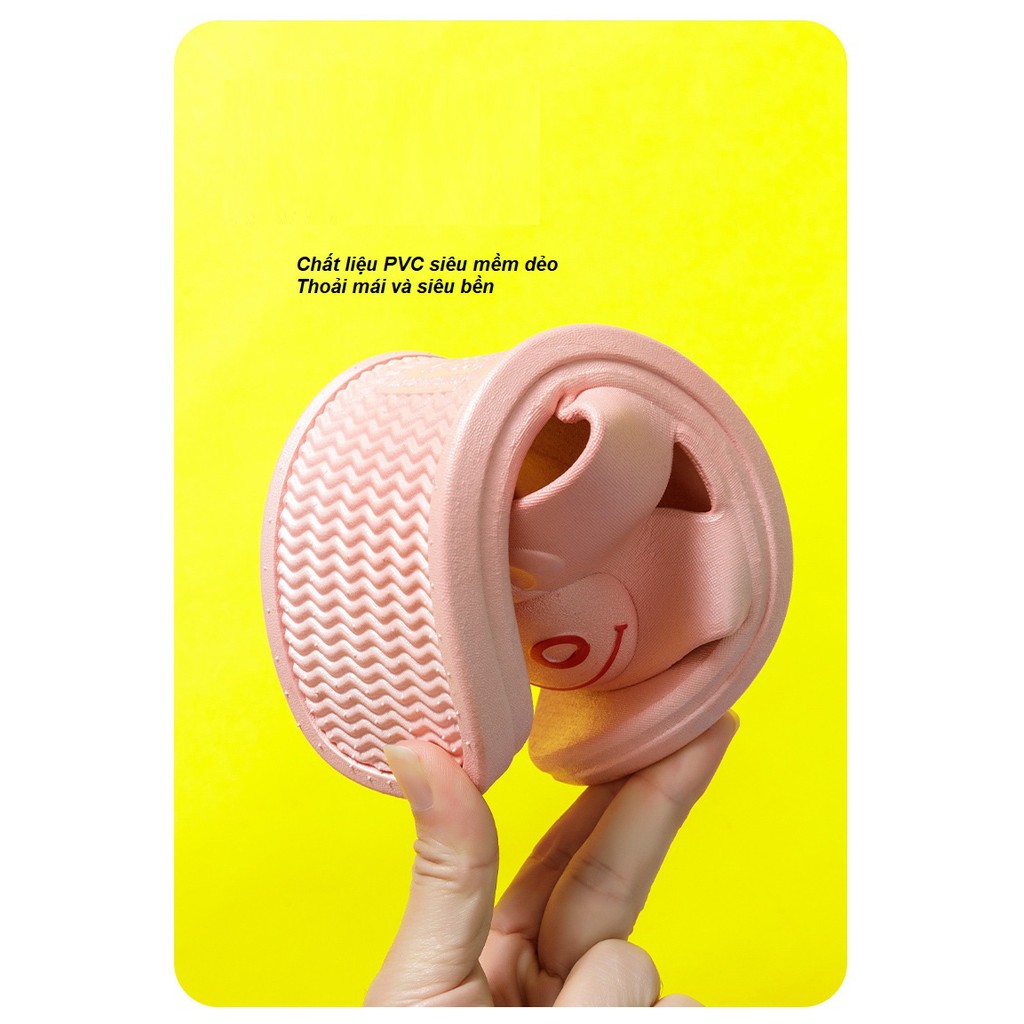 Dép Nam và Nữ Đúc Nguyên khối BUFFALO. Dép quai ngang trong nhà, văn phòng, đi biển, đi dạo