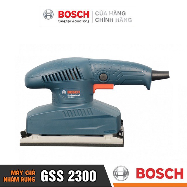 [CHÍNH HÃNG] Máy Chà Nhám Rung Bosch GSS 2300 (190W) Giá Đại Lý Cấp 1, Bảo Hành Tại Các TTBH Toàn Quốc