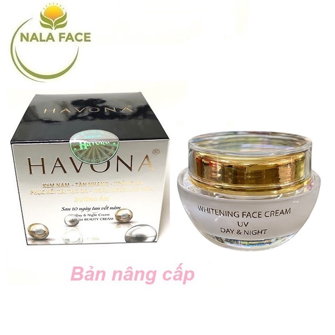 Kem dưỡng trắng da Ngày - Đêm 20g - HAVONA HỘP ĐEN