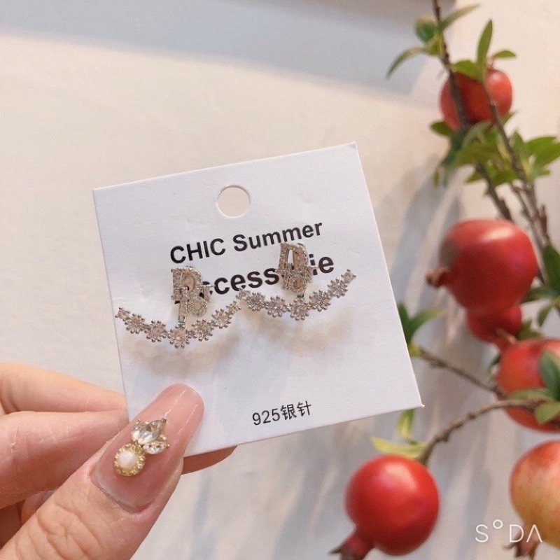 Bông tai khuyên tai tai bạc 925 nhiều mẫu