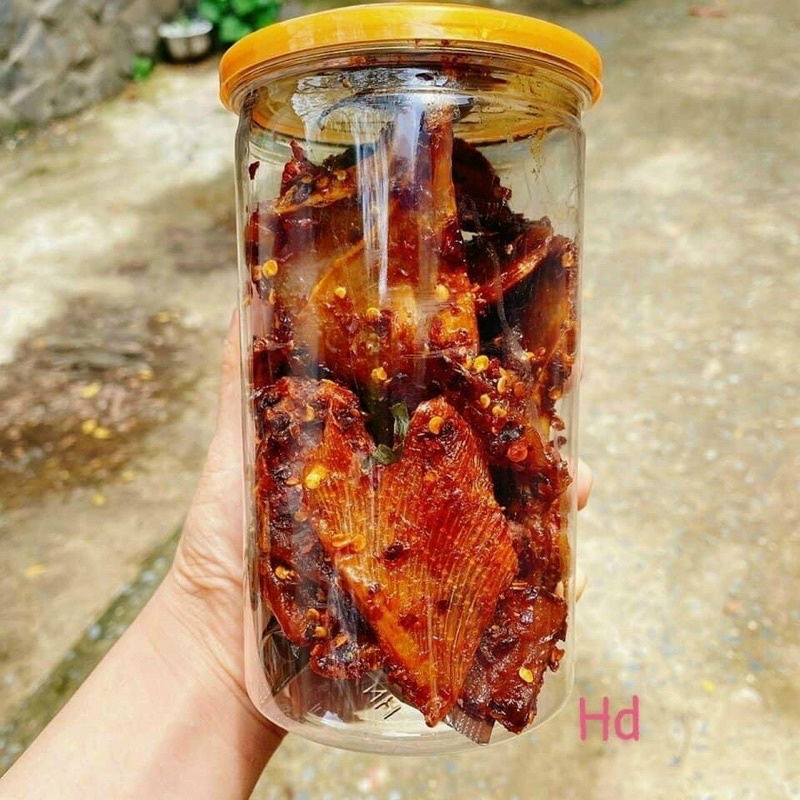Khô cá đuối rim quá bén