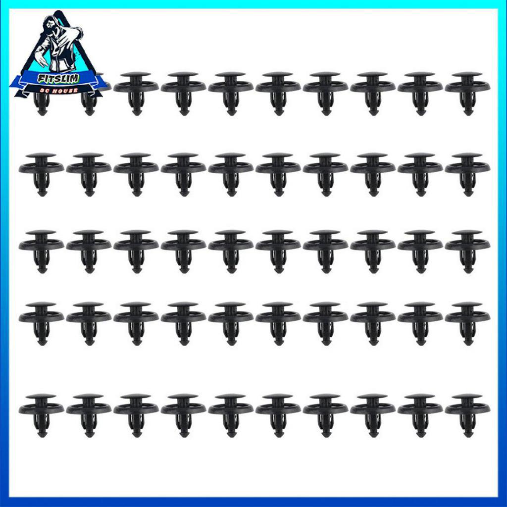 Bộ 50 Đinh Tán Nhựa 7mm Cho Xe Toyota