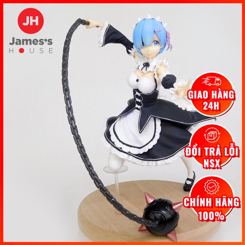 Mô Hình Figure Nhân Vật Anime Re:Zero Bắt Đầu Ở Một Thế Giới Khác - Rem - Renewal Ver., System Service, chính hãng