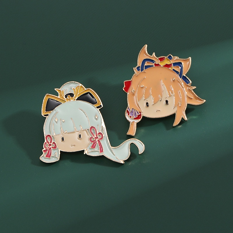 Huy Hiệu Cài Áo Hình Yoimiya Kamisato Ayaka