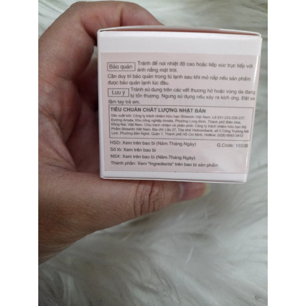 (mẫu thử 15g) Kem dưỡng trắng da ban đêm Senka White Beauty Glow Gel Cream | BigBuy360 - bigbuy360.vn