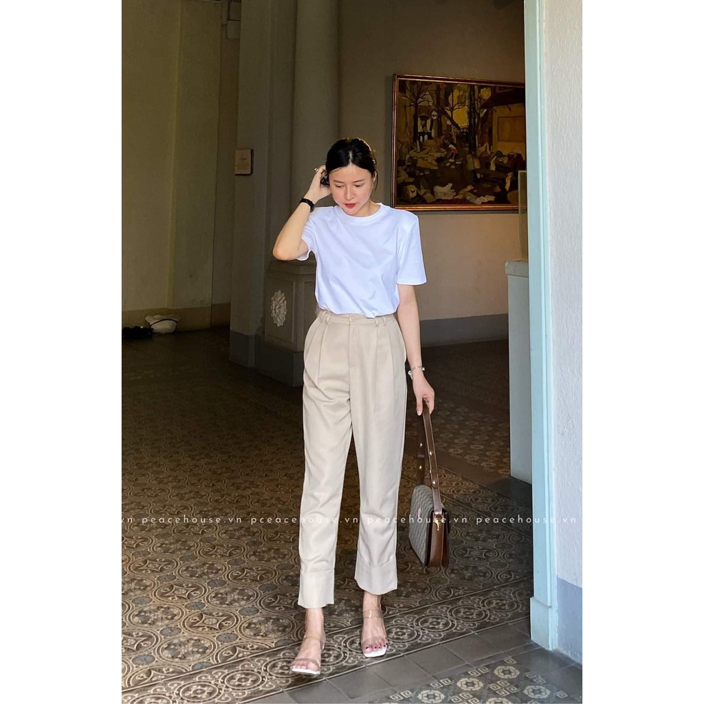[Mã FADIRECT20 giảm 20K đơn 150K] Quần âu bẻ line , Peace House Clothing