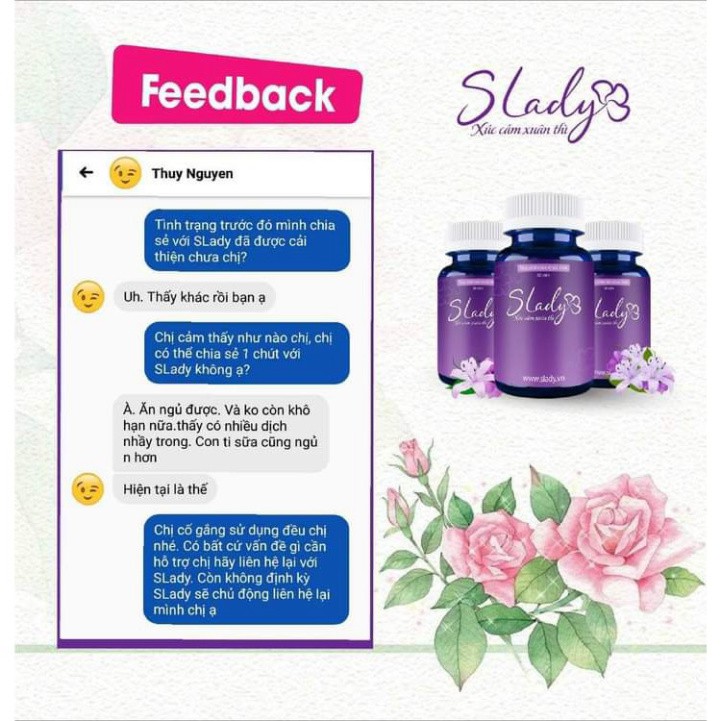 SLADY Viên Uống Nội Tiết Tố Nữ - Hết Khô Hạn Và Tăng Cường Sinh Lý Nữ