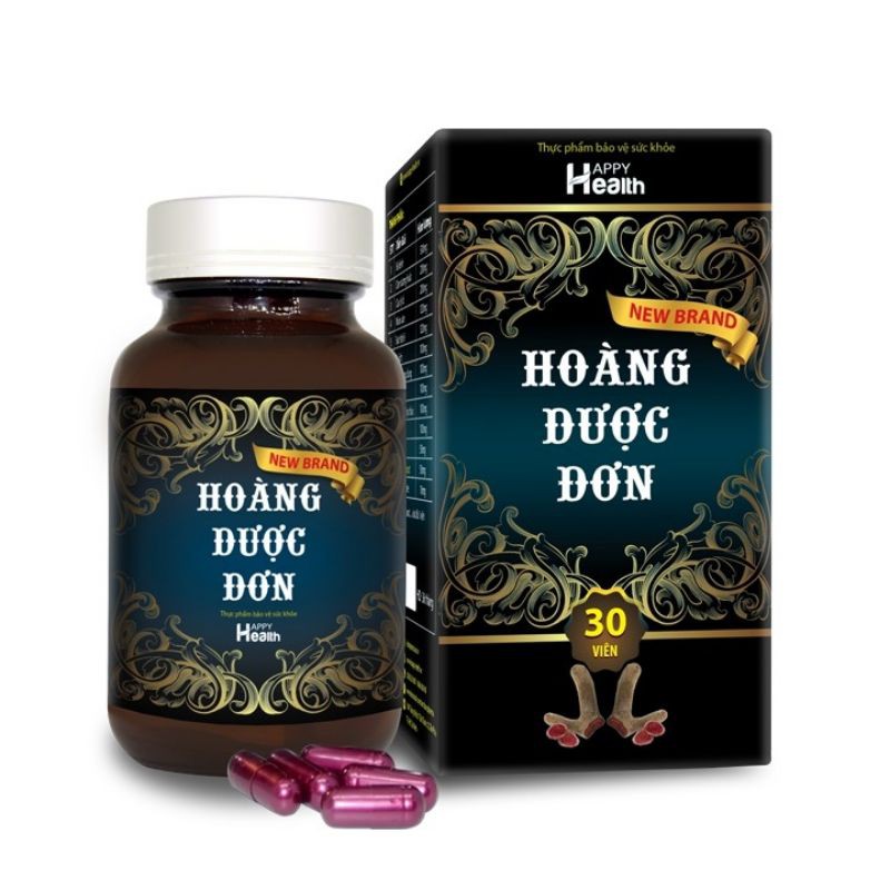 Hoàng Dược đơn (Hộp 30v)_Bổ thận dương, tăng cường chức năng sinh lý