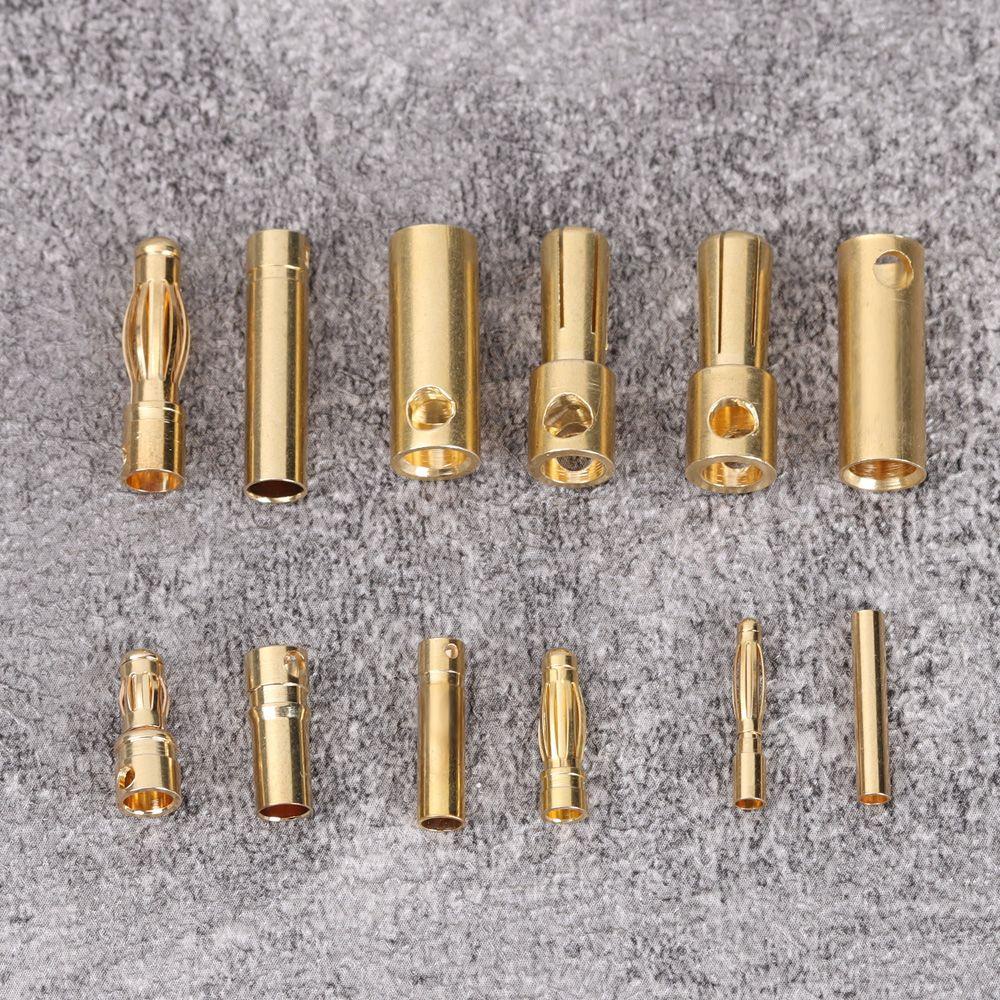 Set 10 Cặp Đầu Cắm Bắp Chuối 2 / 3 / 3.5 / 4 / 5 / 5.5mm Chuyên Dụng|Hộp Kèn Trumpet Phích Cắm