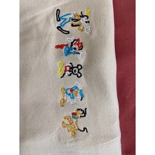 ÁO CROP LỬNG THÊU MICKEY