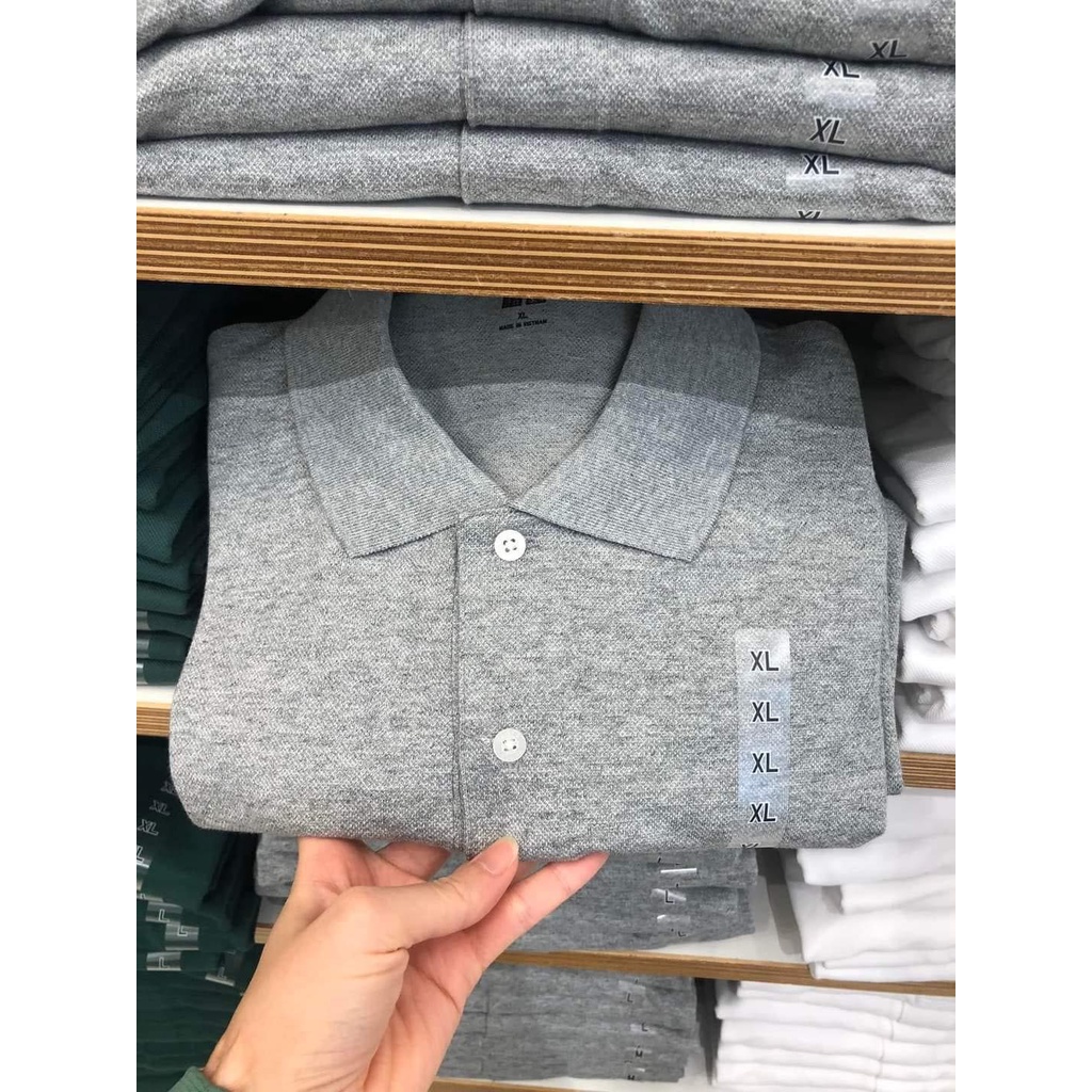 [Auth Uniqlo] Áo Polo Gai Tay Ngắn Dry Nam