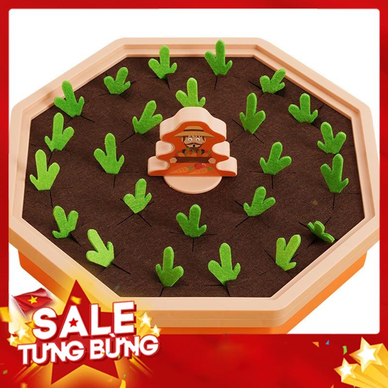 Bé Nhổ Cà Rốt, Bé Kéo Củ Cải, Có thẻ bài nhiệm vụ, Trò Chơi Tương Tác Giữa Ba Mẹ Và Bé MSP81296