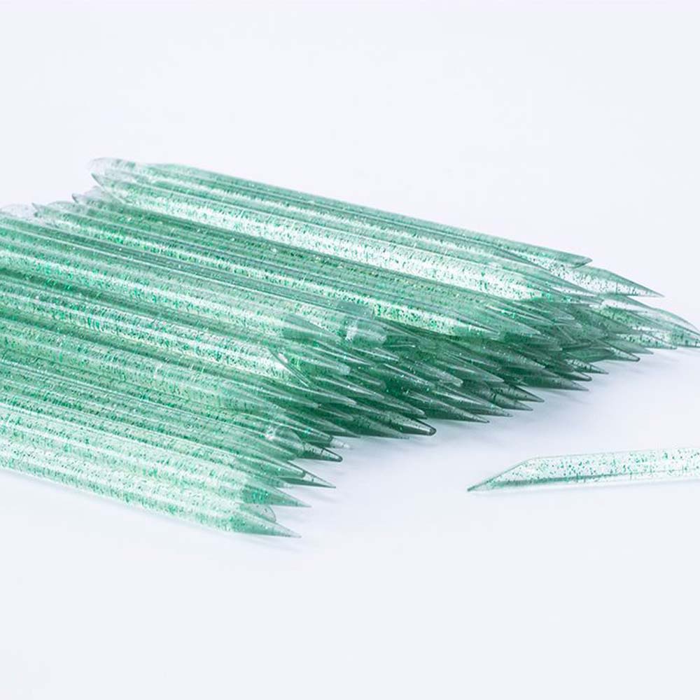 [Hàng mới về] Set 100 thanh pha lê chăm sóc móng tay hai đầu có thể tái sử dụng tiện lợi