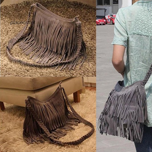 Túi xách tua rua đeo chéo thời trang dành cho nữ