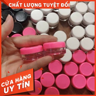 Combo 10 Hũ Chiết Mỹ Phẩm 5gr chất liệu nhựa trong suốt