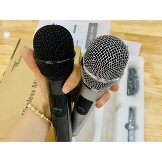 Mic Karaoke Không Dây Excelvan K18U (Mic đôi)