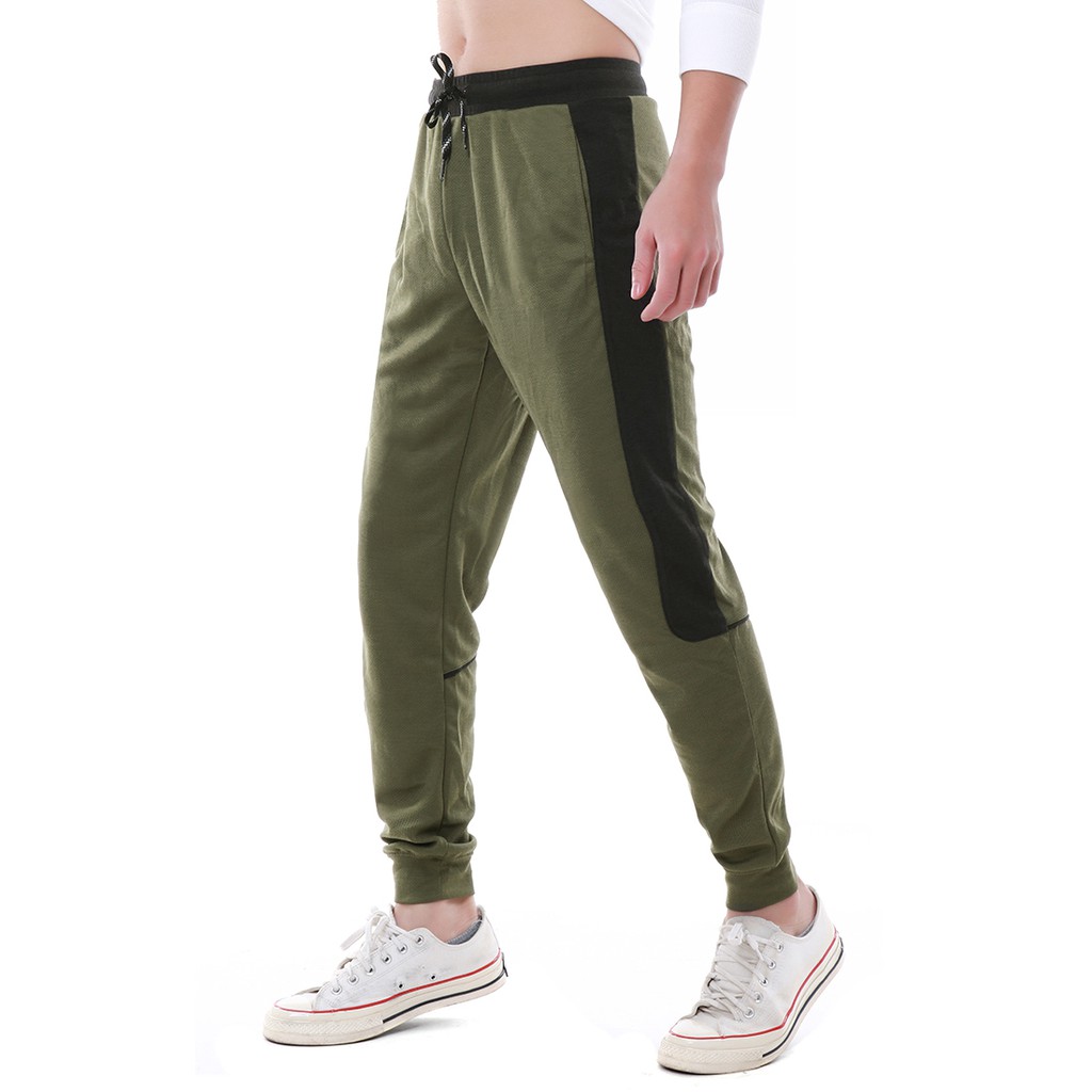 Quần nam thu đông Narsis G9003 màu rêu phối ghi đậm